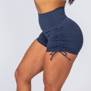 Scrunch bum tie up shorts